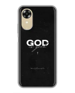 Чохол для OPPO A17k з картинкою «GOD — Бог над усім»