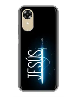 Чохол для OPPO A17k з картинкою «Меч Духа Jesus»