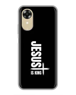 Чохол для OPPO A17k з картинкою «Вертикаль віри Jesus»