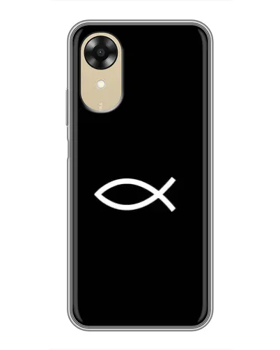 Чехол для OPPO A17k с картинкой «Символ рыбы Jesus» Чехол для OPPO A17k с картинкой «Символ рыбы Jesus»