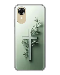 Чехол для OPPO A17k с картинкой «Оливковая ветвь» Чехол для OPPO A17k с картинкой «Оливковая ветвь»