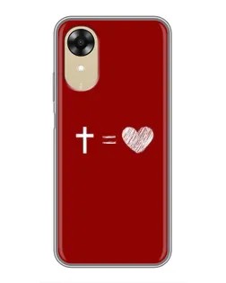 Чехол для OPPO A17k с картинкой «Уравнение любви» Чехол для OPPO A17k с картинкой «Уравнение любви»