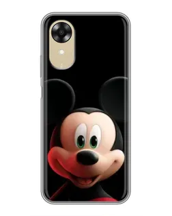 Чехол для OPPO A17k с картинкой «Улыбающийся Микки Маус»
