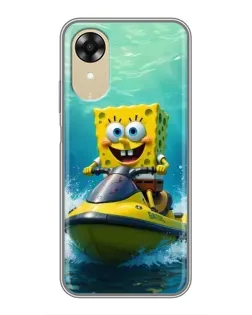 Чохол для OPPO A17k з картинкою «Спанч Боб на гідроциклі» Чохол для OPPO A17k з картинкою «Спанч Боб на гідроциклі»