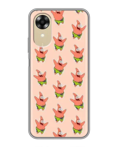 Чохол для OPPO A17k з картинкою «Патрік Стар паттерн»