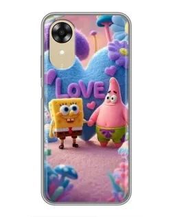 Чохол для OPPO A17k з картинкою «Губка Боб Патрік»