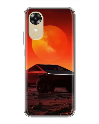 Чехол для OPPO A17k с картинкой «Cybertruck на Марсе» Чехол для OPPO A17k с картинкой «Cybertruck на Марсе»