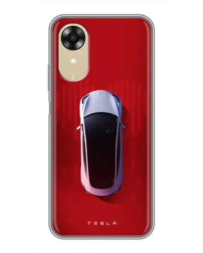 Чехол для OPPO A17k с картинкой «Tesla Top View» Чехол для OPPO A17k с картинкой «Tesla Top View»