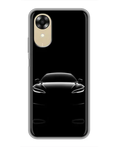 Чехол для OPPO A17k с картинкой «Силуэт Tesla Night» Чехол для OPPO A17k с картинкой «Силуэт Tesla Night»