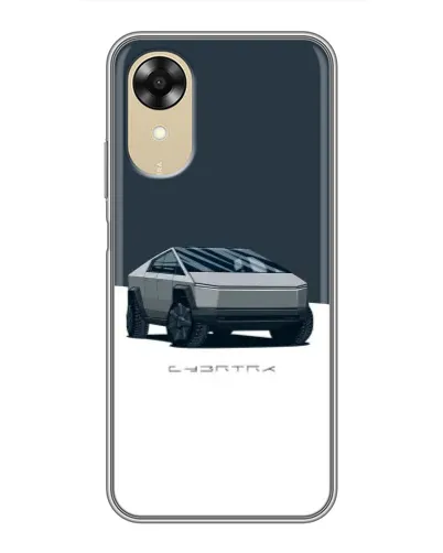 Чехол для OPPO A17k с картинкой «Серебристый Cybertruck Tesla» Чехол для OPPO A17k с картинкой «Серебристый Cybertruck Tesla»