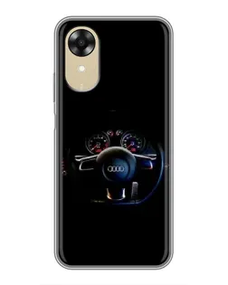 Чохол для OPPO A17k з картинкою «Салон Audi — кермо» Чохол для OPPO A17k з картинкою «Салон Audi — кермо»