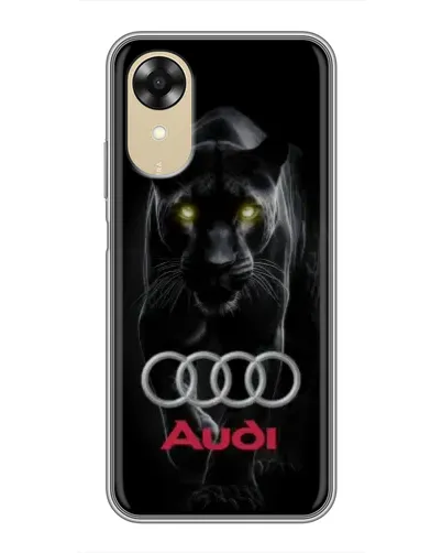 Чехол для OPPO A17k с картинкой «Пантера и Audi» Чехол для OPPO A17k с картинкой «Пантера и Audi»