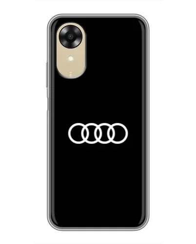Чехол для OPPO A17k с картинкой «Audi White Logo» Чехол для OPPO A17k с картинкой «Audi White Logo»