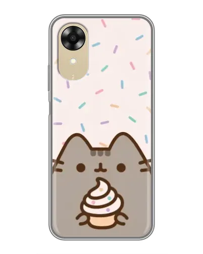 Чохол для OPPO A17k з картинкою «Пушин з кексом» Чохол для OPPO A17k з картинкою «Пушин з кексом»