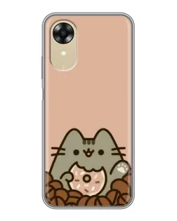 Чохол для OPPO A17k з картинкою «Кавовий Пушин» Чохол для OPPO A17k з картинкою «Кавовий Пушин»