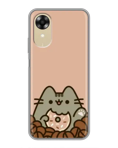 Чохол для OPPO A17k з картинкою «Кавовий Пушин» Чохол для OPPO A17k з картинкою «Кавовий Пушин»