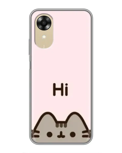 Чохол для OPPO A17k з картинкою «Пушин каже Hi» Чохол для OPPO A17k з картинкою «Пушин каже Hi»