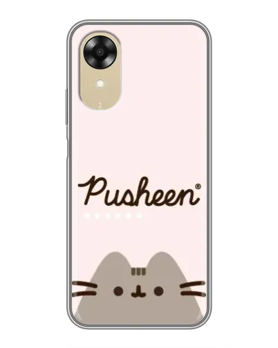 Чохол для OPPO A17k з картинкою «Pusheen логотип» Чохол для OPPO A17k з картинкою «Pusheen логотип»