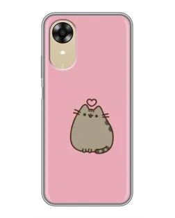 Чохол для OPPO A17k з картинкою «Pusheen серце» Чохол для OPPO A17k з картинкою «Pusheen серце»