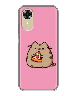 Чохол для OPPO A17k з картинкою «Пушин із піцою» Чохол для OPPO A17k з картинкою «Пушин із піцою»