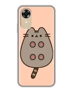 Чохол для OPPO A17k з картинкою «Пушин пузиком догори» Чохол для OPPO A17k з картинкою «Пушин пузиком догори»