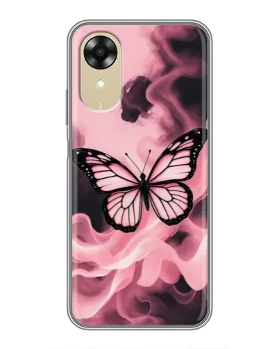 Чохол для OPPO A17k з картинкою «Метелик у диму» Чохол для OPPO A17k з картинкою «Метелик у диму»
