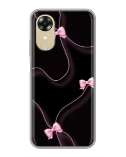 Чохол для OPPO A17k з картинкою «Рожеві стрічки»