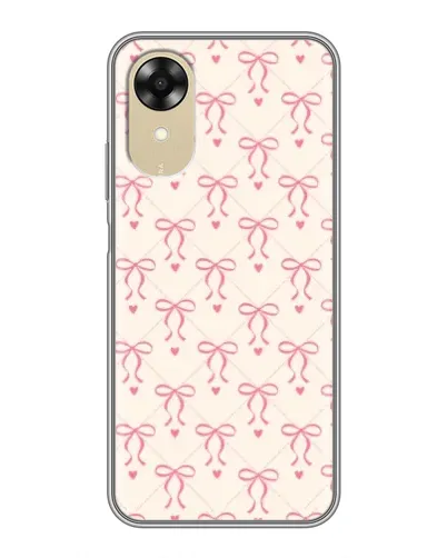 Чохол для OPPO A17k з картинкою «Рожеві бантики Coquette» Чохол для OPPO A17k з картинкою «Рожеві бантики Coquette»