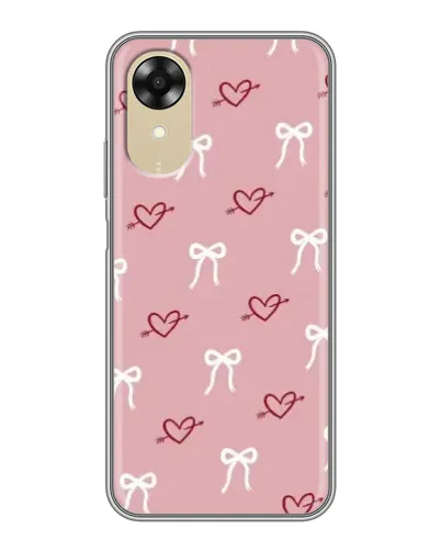 Чохол для OPPO A17k з картинкою «Серця та банти» Чохол для OPPO A17k з картинкою «Серця та банти»