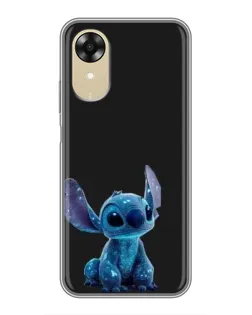 Чохол для OPPO A17k з картинкою «Стіч на чорному» Чохол для OPPO A17k з картинкою «Стіч на чорному»