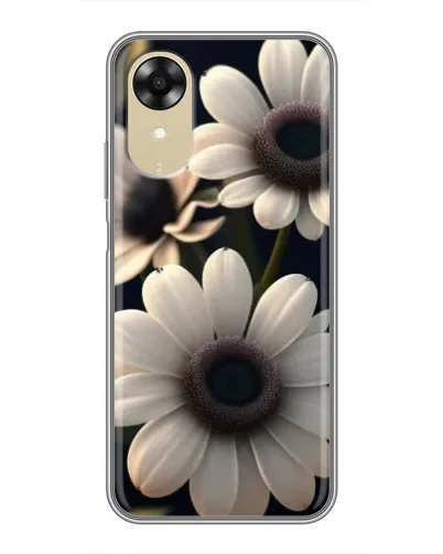 Чехол для OPPO A17k с картинкой «Белые маргаритки макро» Чехол для OPPO A17k с картинкой «Белые маргаритки макро»