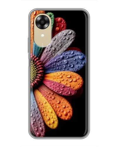 Чехол для OPPO A17k с картинкой «Радужный цветок» Чехол для OPPO A17k с картинкой «Радужный цветок»
