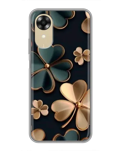Чехол для OPPO A17k с картинкой «Клевер в золоте» Чехол для OPPO A17k с картинкой «Клевер в золоте»
