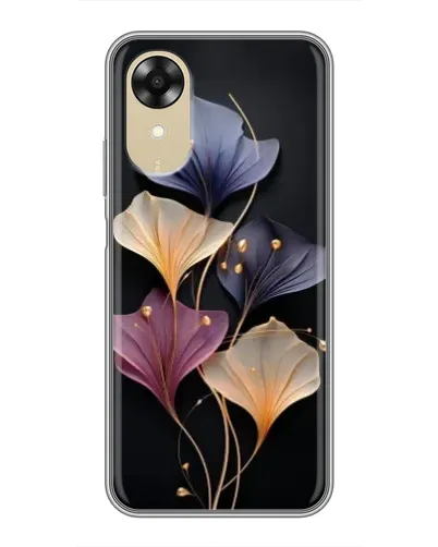 Чехол для OPPO A17k с картинкой «Лиловые цветы грации» Чехол для OPPO A17k с картинкой «Лиловые цветы грации»