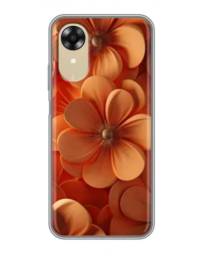 Чехол для OPPO A17k с картинкой «Оранжевый макро цветок» Чехол для OPPO A17k с картинкой «Оранжевый макро цветок»