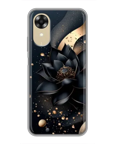 Чехол для OPPO A17k с картинкой «Черный лотос» Чехол для OPPO A17k с картинкой «Черный лотос»