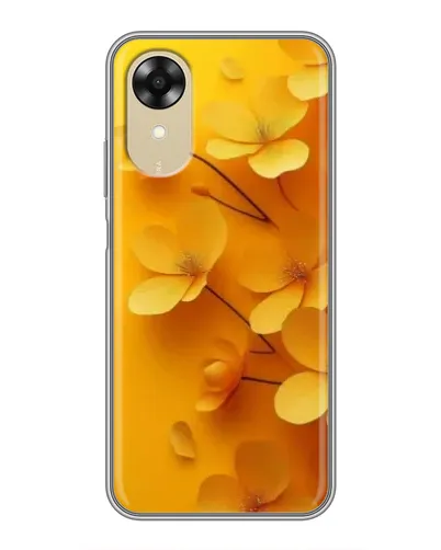 Чехол для OPPO A17k с картинкой «Золотые лепестки» Чехол для OPPO A17k с картинкой «Золотые лепестки»