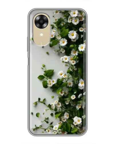 Чехол для OPPO A17k с картинкой «Ветка мелких белых цветов» Чехол для OPPO A17k с картинкой «Ветка мелких белых цветов»