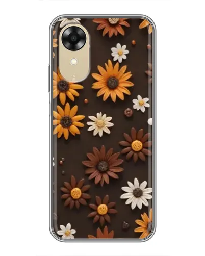 Чехол для OPPO A17k с картинкой «Узор из маленьких подсолнухов» Чехол для OPPO A17k с картинкой «Узор из маленьких подсолнухов»