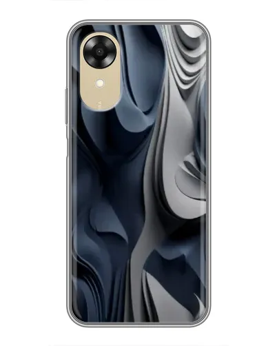 Чохол для OPPO A17k з картинкою «Об'ємні сині складки» Чохол для OPPO A17k з картинкою «Об'ємні сині складки»