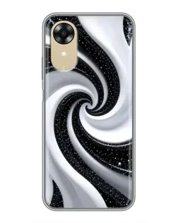 Чохол для OPPO A17k з картинкою «Чорно-біла спіраль» Чохол для OPPO A17k з картинкою «Чорно-біла спіраль»