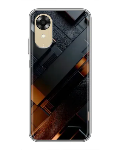 Чохол для OPPO A17k з картинкою «Чорні геометричні блоки» Чохол для OPPO A17k з картинкою «Чорні геометричні блоки»