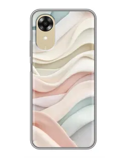 Чохол для OPPO A17k з картинкою «Пастельні ніжні хвилі»