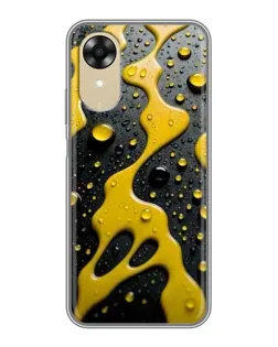 Чохол для OPPO A17k з картинкою «Рідке жовте золото»