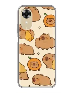 Чохол для OPPO A17k з картинкою «Капібари з апельсинами» Чохол для OPPO A17k з картинкою «Капібари з апельсинами»