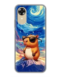 Чехол для OPPO A17k с картинкой «Капибара Ван Гога»