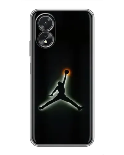 Чехол для OPPO A18 с картинкой «Jordan Gradient Logo»
