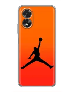 Чехол для OPPO A18 с картинкой «Jordan Sunset» Чехол для OPPO A18 с картинкой «Jordan Sunset»