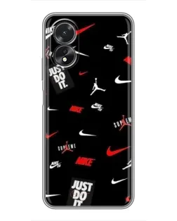 Чехол для OPPO A18 с картинкой «Nike Mix Pattern» Чехол для OPPO A18 с картинкой «Nike Mix Pattern»