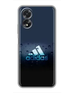 Чохол для OPPO A18 з картинкою «Adidas Water Drops»